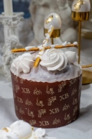 Средний  кулич дрожжевой 